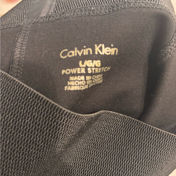 Calvin Klein Women's Classic Black Straight Leg Pants - Picture 7 of 8